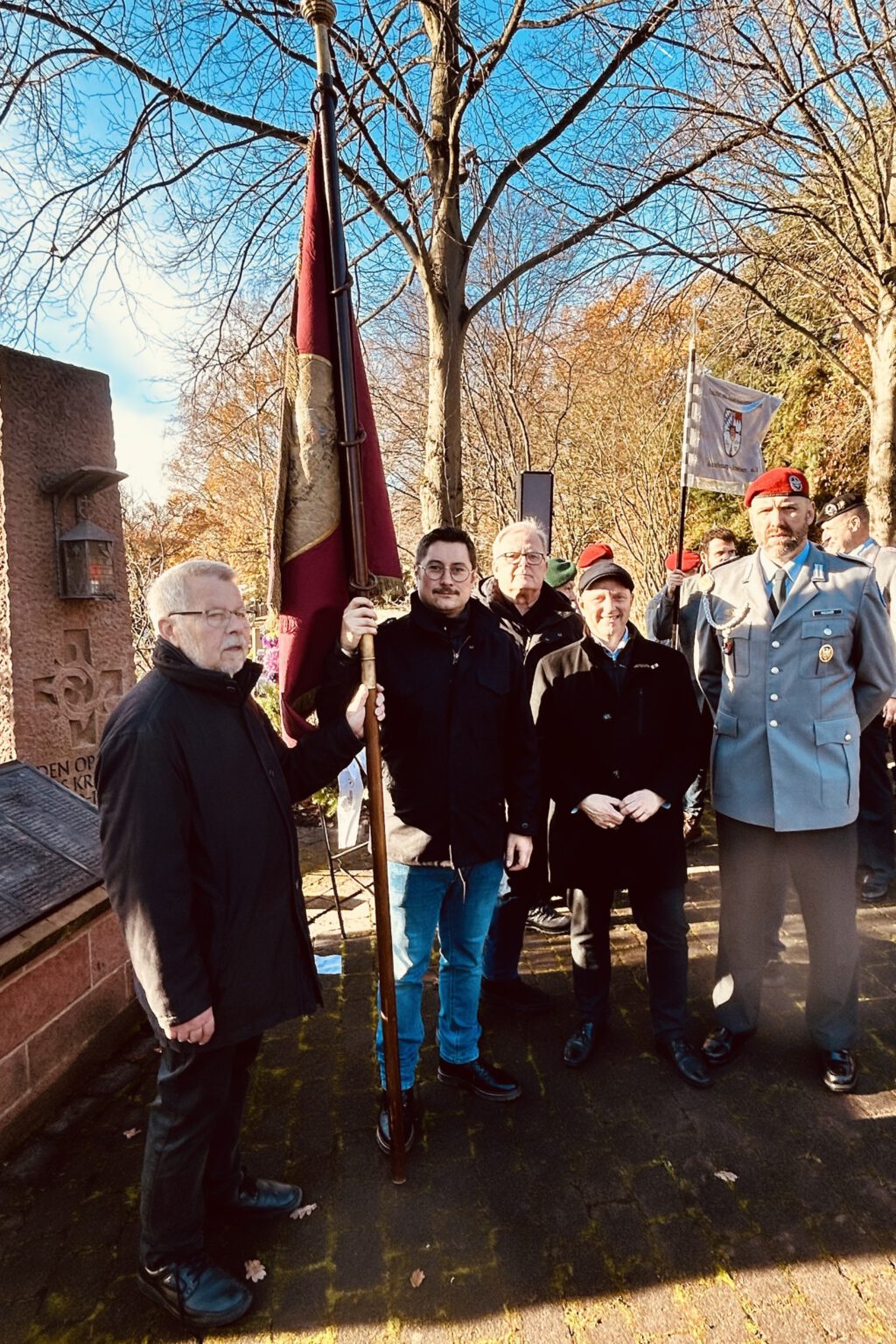 Bild der Fahnenabordnung